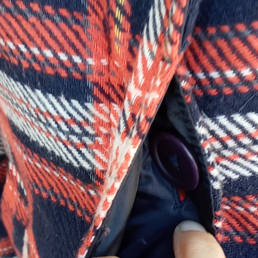 Roxy Classic Plaid Button Down Jacket - image 8